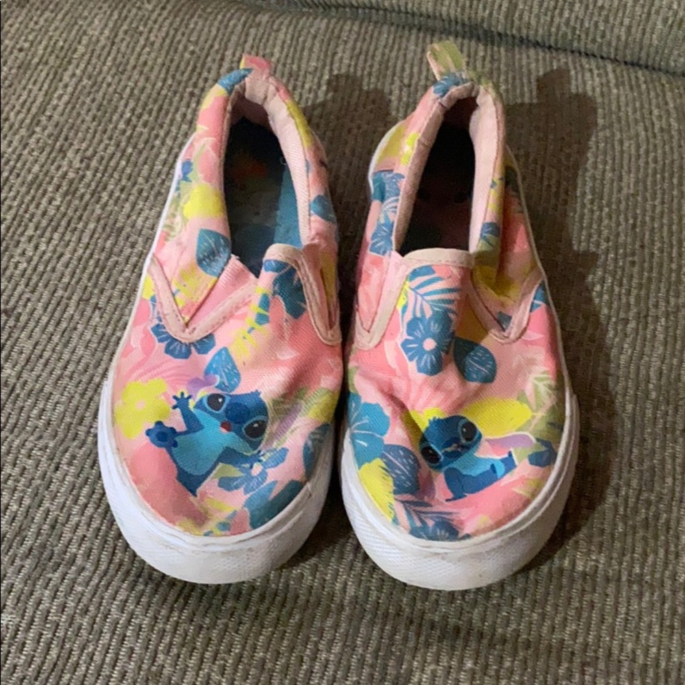Tropical Disney stitch shoes